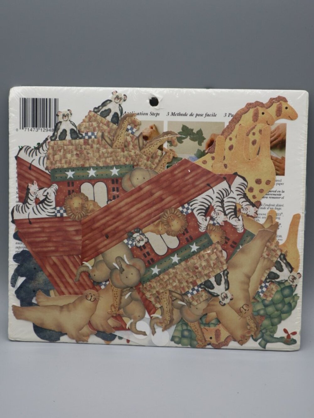 Daisy Kingdom Wallies Wallpaper Cutouts Noah's Ark 25 Pieces Easy Apply #12948 - Picture 2 of 2